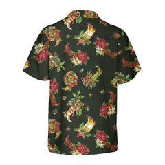 Christmas Cowboy Boots Christmas Hawaiian Shirt, Gift For Christmas Day - Hyperfavor