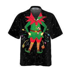 Christmas Elf Costume Hawaiian Shirt, Funny Elf Christmas Shirt, Best Christmas Gift Idea - Hyperfavor