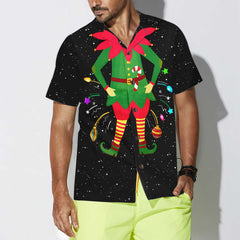 Christmas Elf Costume Hawaiian Shirt, Funny Elf Christmas Shirt, Best Christmas Gift Idea - Hyperfavor