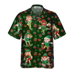 Christmas Elf Party Hawaiian Shirt, Funny Elf Christmas Shirt, Best Xmas Gift Idea - Hyperfavor