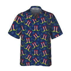 Christmas Elves Legs Hawaiian Shirt, Funny Elf Christmas Shirt, Best Christmas Gift Idea - Hyperfavor
