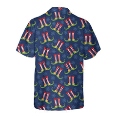 Christmas Elves Legs Hawaiian Shirt, Funny Elf Christmas Shirt, Best Christmas Gift Idea - Hyperfavor