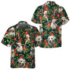 Christmas Labrador Retriever With Poinsettia Flower Hawaiian Shirt, Funny Labrador Shirt For Men & Women - Hyperfavor