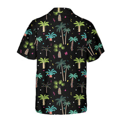 Christmas Palm Trees Hawaiian Shirt, Funny Christmas Shirt For Men - Hyperfavor