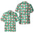 Christmas Santa Claus Face Seamless Pattern Hawaiian Shirt, Funny Christmas Hawaiian Shirt - Hyperfavor