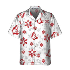 Christmas Snow And Skull Hawaiian Shirt, Christmas Skull Shirt, Best Gift For Christmas - Hyperfavor