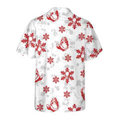 Christmas Snow And Skull Hawaiian Shirt, Christmas Skull Shirt, Best Gift For Christmas - Hyperfavor