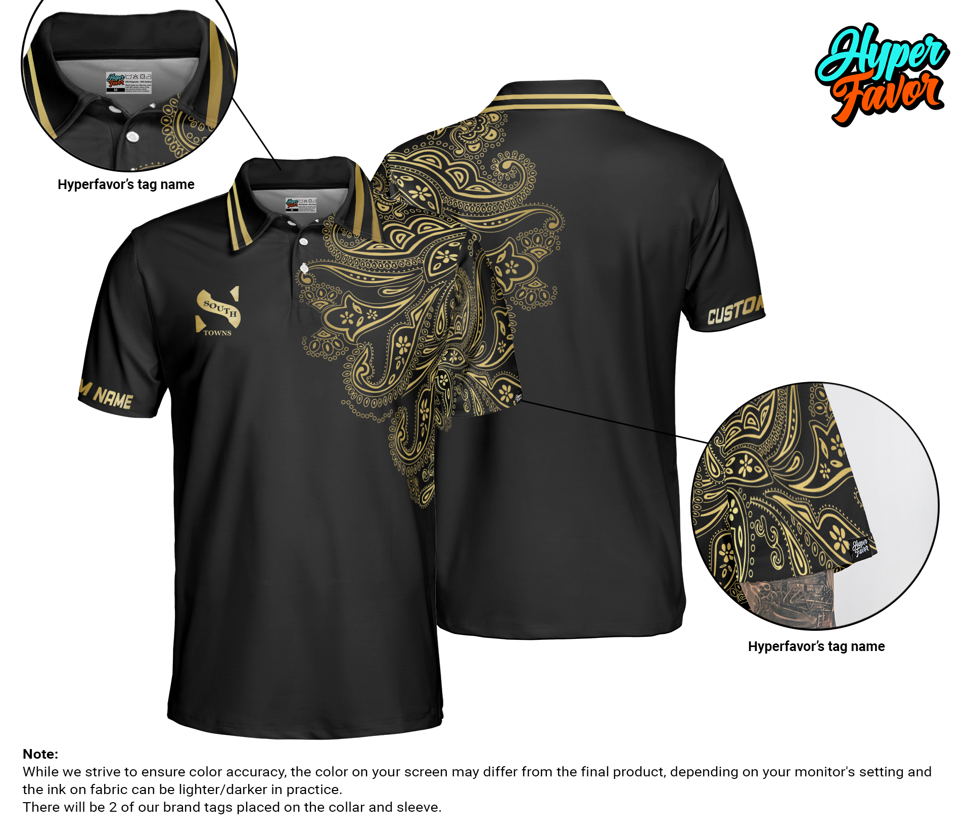 Christopher Berloth South Town Custom Polo Shirt - Hyperfavor