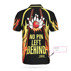 Chuza Madre No Pin Left Behind Bowling Custom Polo Shirt - Hyperfavor