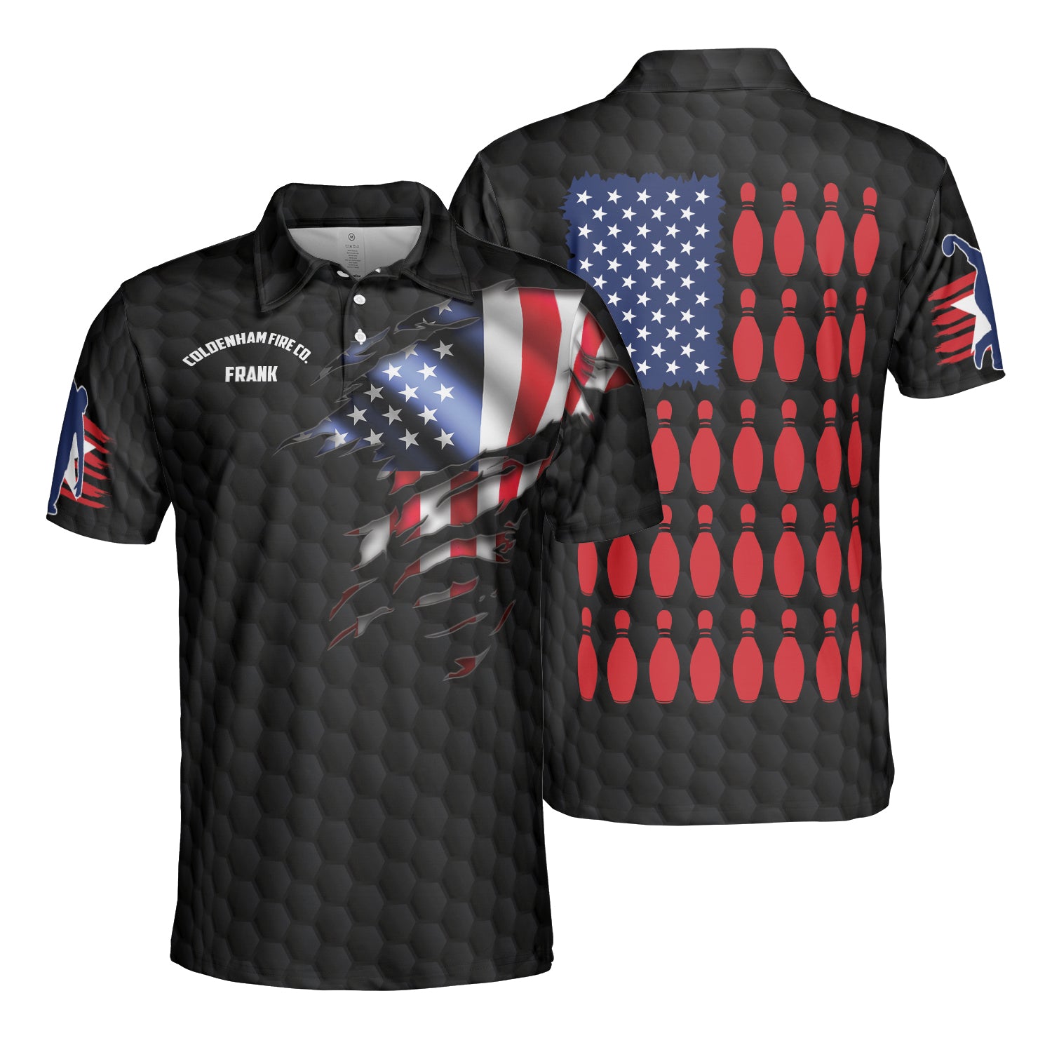 Coldenham Fire Co Custom Polo Shirt - Hyperfavor