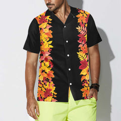 Colorful Autumn Thanksgiving Theme Hawaiian Shirt, Best Gift For Thanksgiving Day - Hyperfavor