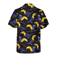 Colorful Toucan Summer Hawaiian Shirt, Tropical Toucan Shirt For Adults, Cool Toucan Print Shirt - Hyperfavor