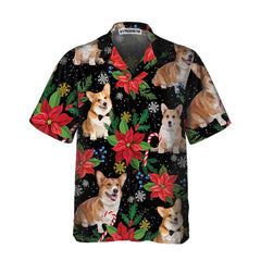 Corgi With Christmas Plants Hawaiian Shirt, Funny Corgi Christmas
Shirt For Men & Women, Best Christmas Gift - Hyperfavor