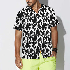 Cow Print Seamless Pattern Hawaiian Shirt, Cow Hawaiian Shirt, Cow Print Shirt For Men And Women - Hyperfavor