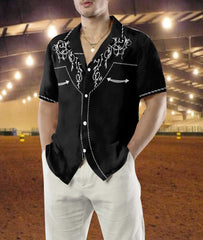 Cowboy Rodeo Texture EZ16 1902 Hawaiian Shirt - Hyperfavor