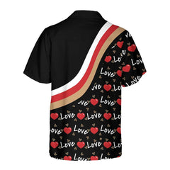 Couple Name And Picture Valentine Custom Hawaiian Shirt, Valentine's Day Shirt For Couples, Personalized Valentine Gift - Hyperfavor