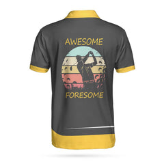 Customized Awesome Foresome The Longest Day Custom Polo Shirt - Hyperfavor