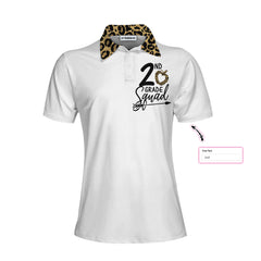 Customized Squad Team Leopard Custom Short Sleeve Women Pholo Shirt - Hyperfavor