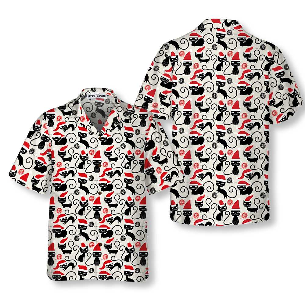 Cute Cats For Christmas Hawaiian Shirt, Funny Catmas Shirt, Best Gift For Christmas - Hyperfavor