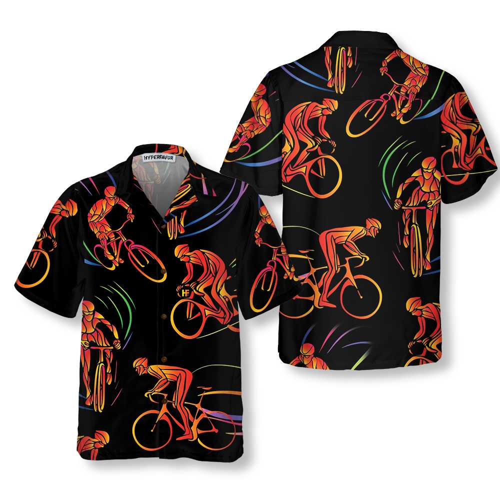 Cyclist Bike Race Hawaiian Shirt, Cycling Shirt For Men And Women, Best Gift For Cylist - Hyperfavor