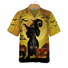 Dachshund Is Never Too Old For Halloween Hawaiian Shirt, Spooky Halloween Shirt For Men And Women - Hyperfavor