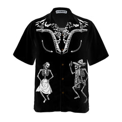 Dancing Skeleton Dia De Los Muertos Hawaiian Shirt, Day Of The Dead Gift Shirt - Hyperfavor