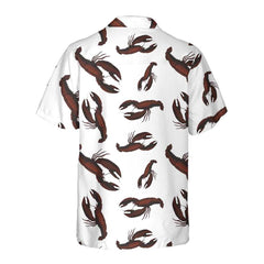 Dark Lobster Hawaiian Shirt, Unique Lobster Shirt, Lobster Print Shirt For Adults - Hyperfavor
