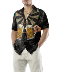 Darts And Beer That's Why I'm Here Hawaiian Shirt - Hyperfavor