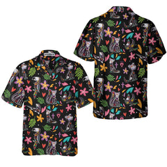 Day Of The Dead Skeleton Animals Hawaiian Shirt, Funny Day Of The Dead Shirt - Hyperfavor