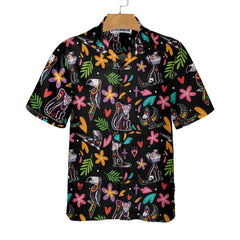 Day Of The Dead Skeleton Animals Hawaiian Shirt, Funny Day Of The Dead Shirt - Hyperfavor