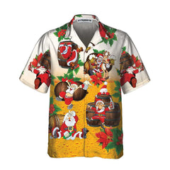 Dear Santa Here's Your Beer Christmas Hawaiian Shirt, Funny Santa Claus Shirt, Best Gift For Christmas - Hyperfavor