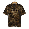 Deer Season Big Buck With Camouflage Pattern Hunting Hawaiian Shirt, Deer Hunting Camo Shirt - Hyperfavor
