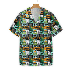 Dinosaur Collage Art EZ21 2610 Hawaiian Shirt - Hyperfavor