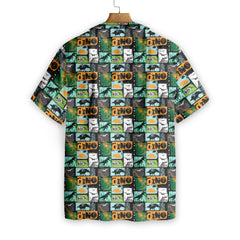 Dinosaur Collage Art EZ21 2610 Hawaiian Shirt - Hyperfavor