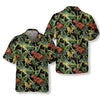 Dinosaur Tropical Pattern Hawaiian Shirt, Tropical Dinosaur Shirt, Printed Dino Shirt For Adults - Hyperfavor