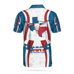 Don't Mess With Texas Polo Shirt - Hyperfavor