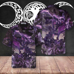 Dragon Skeleton Hawaiian Shirt, Monster Dragon Shirt For Men And Women - Hyperfavor