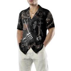 Drum I Destroy Silence Hawaiian Shirt, Drummer Skull Shirt, Best Gift For Dummers - Hyperfavor