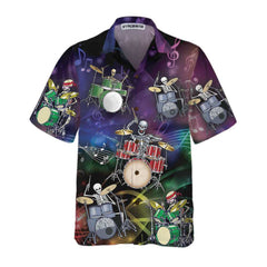 Drummer To The Bone Hawaiian Shirt, Cool Drum Shirt, Best Gift For Drummers - Hyperfavor