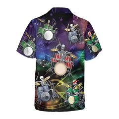 Drummer To The Bone Hawaiian Shirt, Cool Drum Shirt, Best Gift For Drummers - Hyperfavor