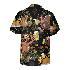 Drunk Turkey Thanksgiving Hawaiian Shirt, Funny Thanksgiving Gobble Shirt, Gift For Thanksgiving Day - Hyperfavor