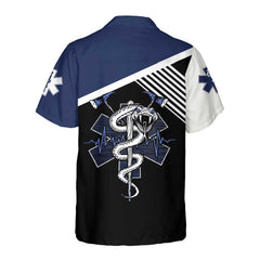 EMS Paramedic Hawaiian Shirt, Funny Parademic Shirt For Men, Paramedic Gift Ideas - Hyperfavor