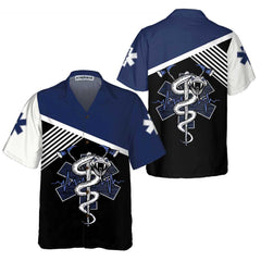 EMS Paramedic Hawaiian Shirt, Funny Parademic Shirt For Men, Paramedic Gift Ideas - Hyperfavor