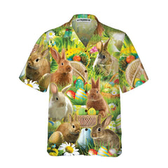 Easter Bunnies Hawaiian Shirt, Easter Bunny Shirt, Funny Easter Shirt & Easter Gift Ideas - Hyperfavor