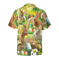 Easter Bunnies Hawaiian Shirt, Easter Bunny Shirt, Funny Easter Shirt & Easter Gift Ideas - Hyperfavor