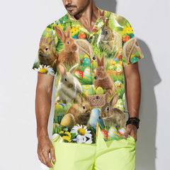 Easter Bunnies Hawaiian Shirt, Easter Bunny Shirt, Funny Easter Shirt & Easter Gift Ideas - Hyperfavor