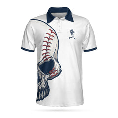 Eat Sleep Baseball Lover Skull EZ06 0904 Polo Shirt - Hyperfavor