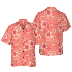 EdgePetrol Logo Salmon Color Version Hawaiian Shirt - Hyperfavor