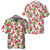 Exotic Summer Watermelon Hawaiian Shirt, Tropical Leaves And Watermelon Print Shirt - Hyperfavor