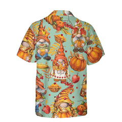 Farm Harvest Festival Gnomes Thanksgiving Hawaiian Shirt, Unique Thanksgiving Day Gift For Men - Hyperfavor